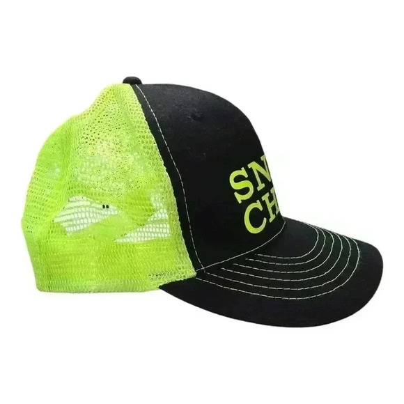 Cobra Snapchat Snapback Mesh Hat Cap Neon Green Yellow Black One Size - Picture 4 of 13